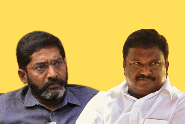 Savukku Shankar (L); SS Sivsankar (R)