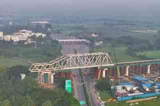 First Steel Bridge of MAHSR Corridor on NH 53 in Surat, Gujarat