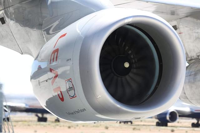 CFM International's (joint venture between Safran and General Electric) LEAP Engines on the wing of a commerical airliner. (Pic via CFM International)