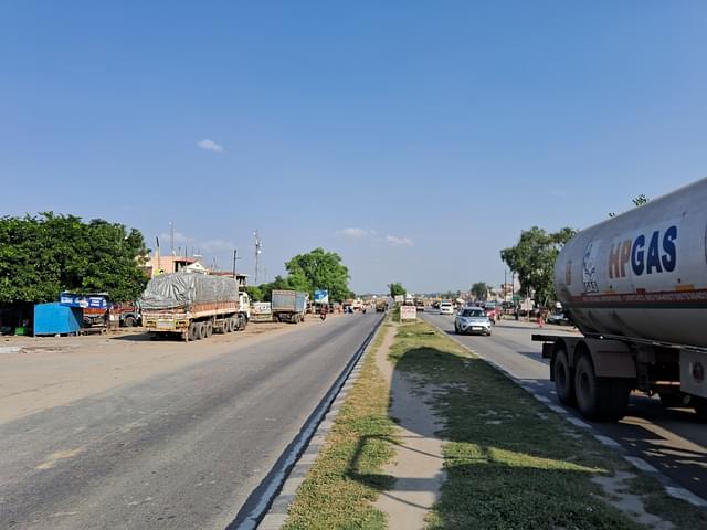 National Highway 19 passing through Dobhi