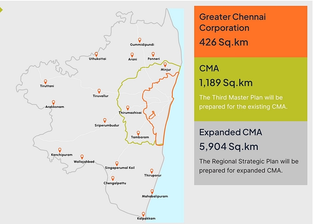 Chennai's Third Master Plan (2027- 2046): CMDA To Finalise Studies By ...