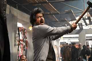 Screengrab of one of the violent scenes in actor Vijay's latest release, Leo.