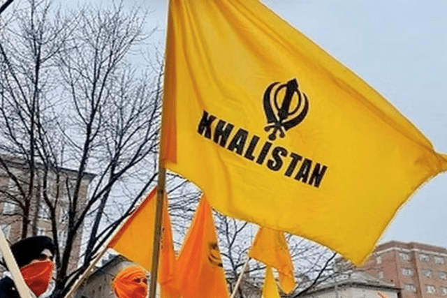 Pro-Khalistani protesters (Representative image)