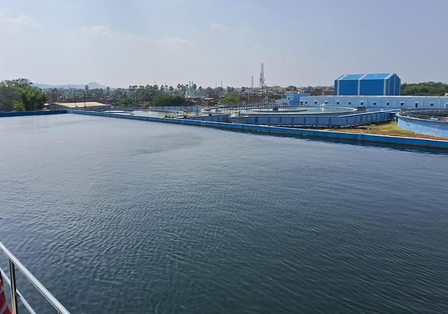 Different elements of the storage and treatment process carried at the WTP. (Source: Swarajya)