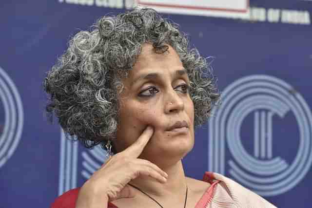 Controversial writer-activist Arundhati Roy. (Sonu Mehta/Hindustan Times via GettyImages) 