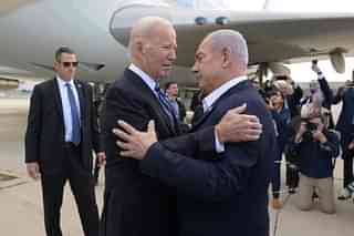 Joe Biden in Israel on 18 October 2023