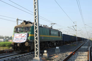 Freight train on the Eastern Dedicated Freight Corridor