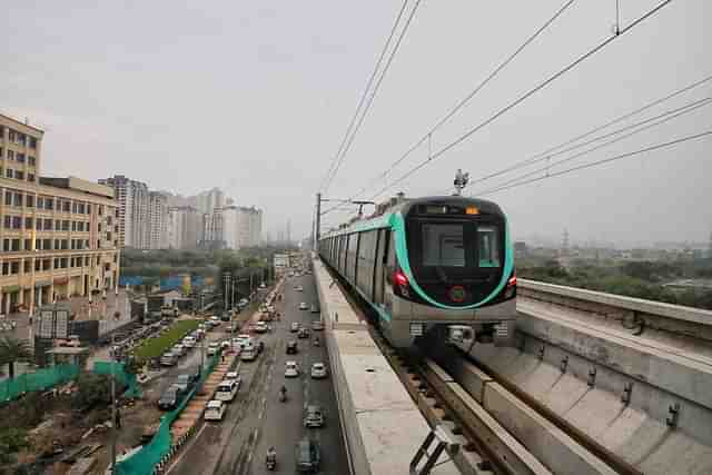 Noida's Aqua Line metro (Source: FE)