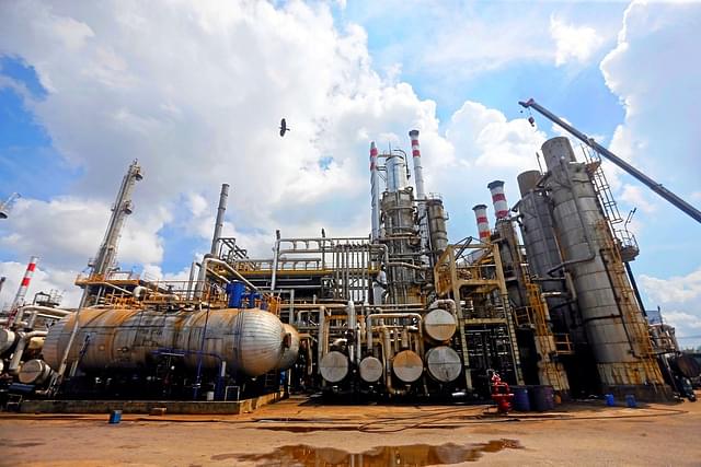 A general view of the Ceylon Petroleum Corporation's (CPS) Sapugaskanda Oil Refinery in Colombo, Sri Lanka
