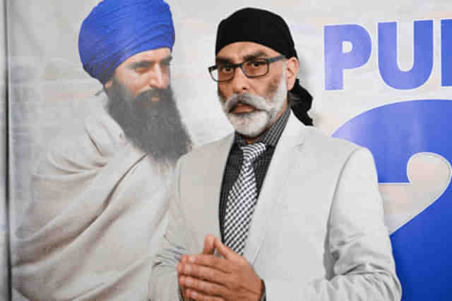 Khalistani terrorist Gurpatwant Singh Pannu.