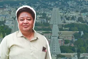 TR Ramesh had challenged the construction of a shopping complex in front of the eastern gopuram of the Arunachaleswarar temple.