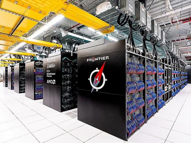 The HPE-Cray Frontier  at the Oak Ridge National Laboratory in the US is the world's fastest supercomputer.