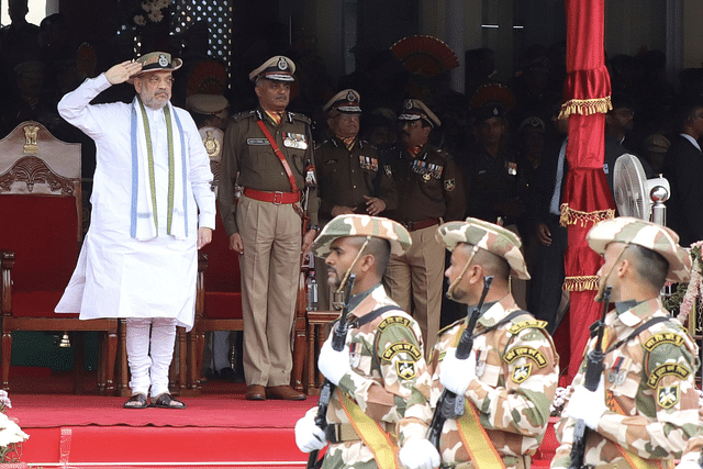 Home Minister Amit Shah at ITBP Raising Day parade in Dehradun