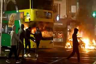 Violent protests erupted in Dublin following a knife attack near a school that left three children injured. 