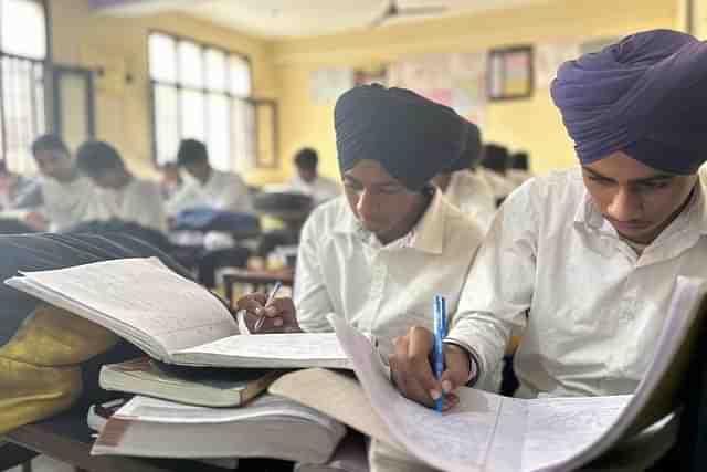Students at the school taking the class.