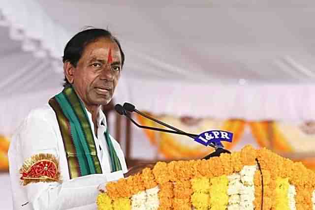 Telangana Chief Minister K Chandrashekhar Rao. (Picture via Twitter)
