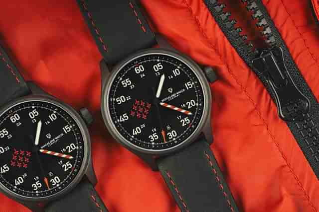 MACH 1 Synchro is a limited-edition watch by Bangalore Watch Company to mark 25 years of India's Formation Aerobatics.