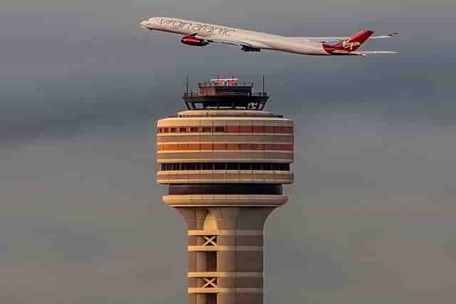 Virgin Atlantic flight. 