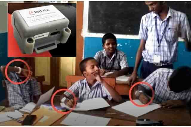 Rhema provides hearing-impaired children with tactile clues