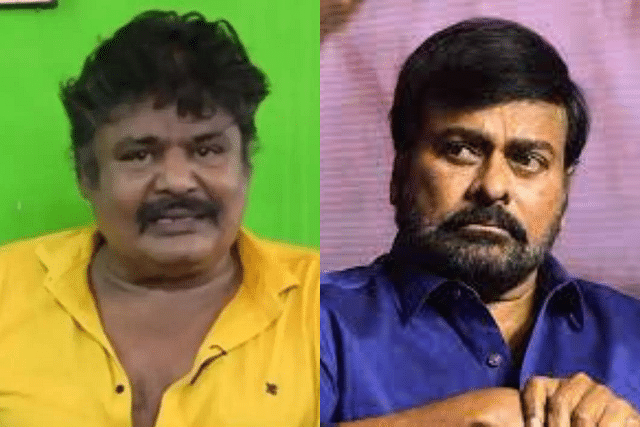 Mansoor Ali Khan (L); Chiranjeevi (R)