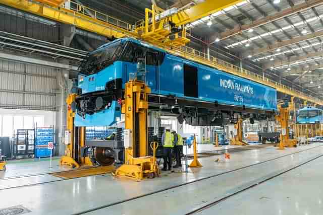 Manufacturing of electric locomotives at Madhepura