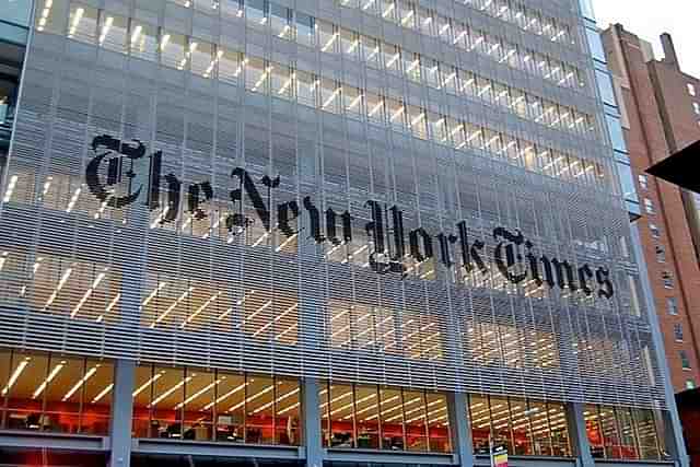 The New York Times (Pic Via Wikipedia)