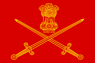 The Indian Army insignia.