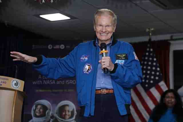 NASA administrator Bill Nelson speaking at the Visvesvaraya Industrial and Technological Museum in Bengaluru (Photo: vismuseum/X)