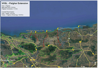 VVSL-Palghar Extension map
