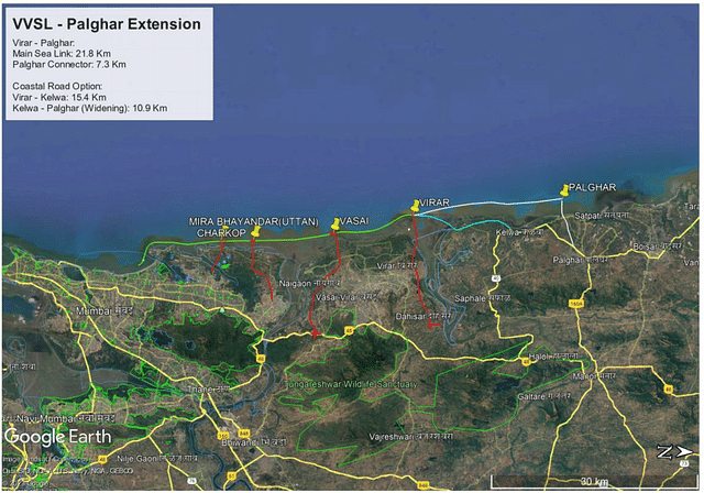 VVSL-Palghar Extension map.