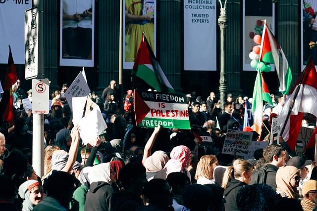 Free Palestine rally (Photo by Daniel Pelaez Duque on Unsplash)
