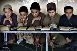 Children at a madrassa.