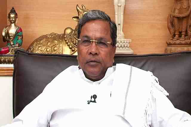 Karnataka Chief Minister Siddaramaiah.