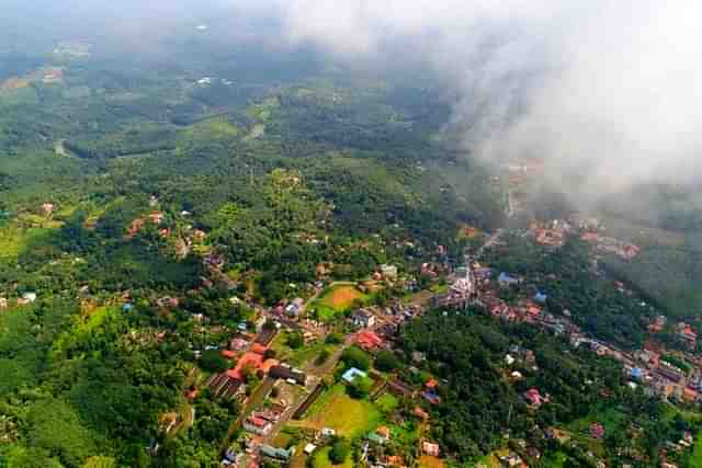 Land identified for Sabarimala Airport. (Mathrubhumi)