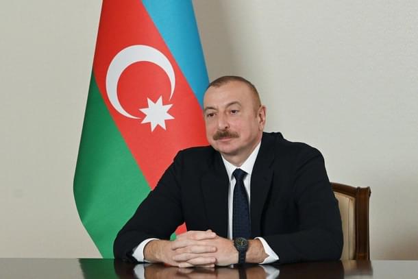 Ajerbaijani President Ilham Aliyev.