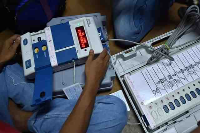 An Electronic Voting Machine. (EVM)