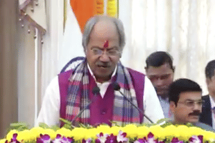 Brijmohan Agrawal, one of the MLAs inducted as minister in the Vishnu Deo Sai cabinet in Chhattisgarh