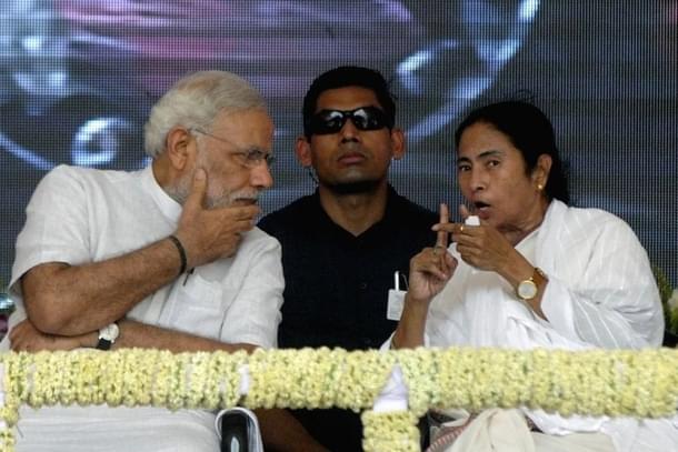 Prime Minister Narendra Modi and West Bengal Chief Minister Mamata Banerjee.