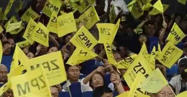 Supporters of ZPM, which swept the Mizoram elections