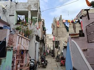 This lane in the Vastral neighbourhood leads up to one of the victims' houses. (Sharan Setty/Swarajya)