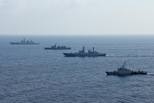 Naval ships participating in MILAN exercises 2018. (File Photo)