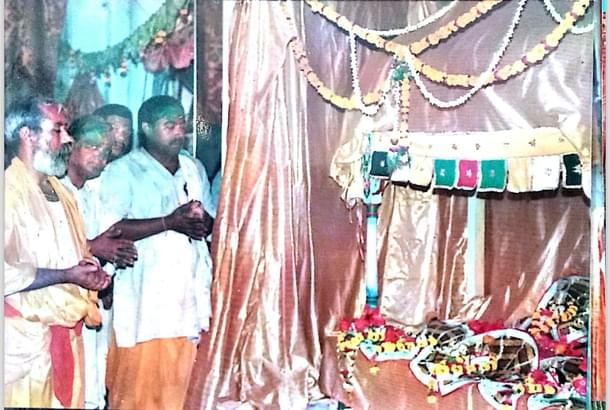 A picture from a celebration of the event before 1992