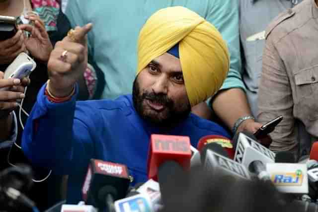 Congress leader Navjot Singh Sidhu (Photo credit: MONEY SHARMA/AFP/GettyImages)      