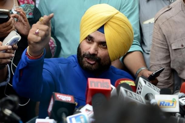 Congress leader Navjot Singh Sidhu (Photo credit: MONEY SHARMA/AFP/GettyImages)
