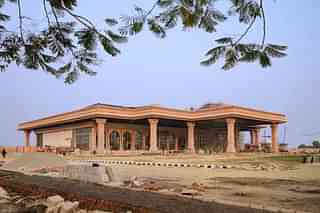 Under-construction terminal building of Maryada Purushottam Shri Ram International Airport in Ayodhya.