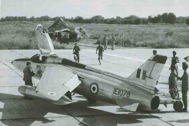 A Folland Gnat fighter of IAF. (Indian Defence News)