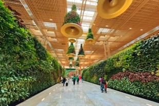 Several of India's major airports have earned top certifications from the Airports Council International for their sustainability efforts.