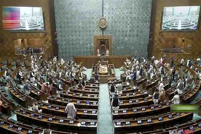 Inside the Lok Sabha