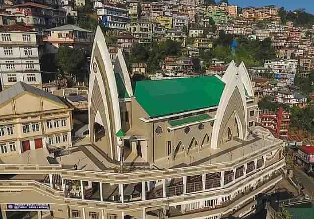 A massive church in Aizawl 