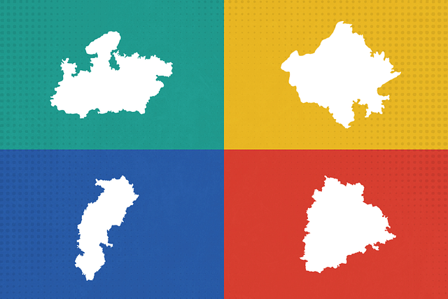 MP, Rajasthan, Chhattisgarh and Telangana